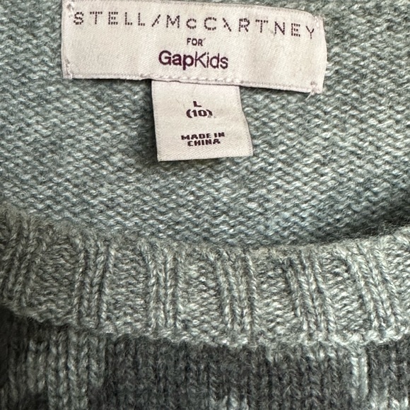 STELLA McCARTNEY x Gap Kids Snow Leopard Cashmere Tunic Sweater - Picture 3 of 9